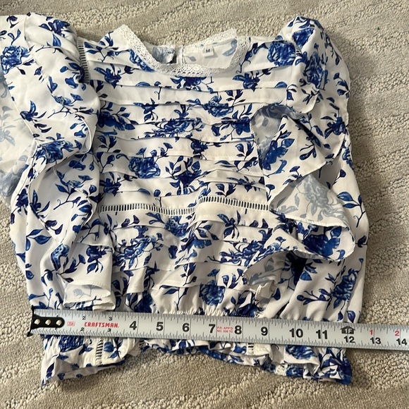 NWOT Cute Ruffle‎ Floral LoveShackFancy esq set size medium - Picture 8 of 13